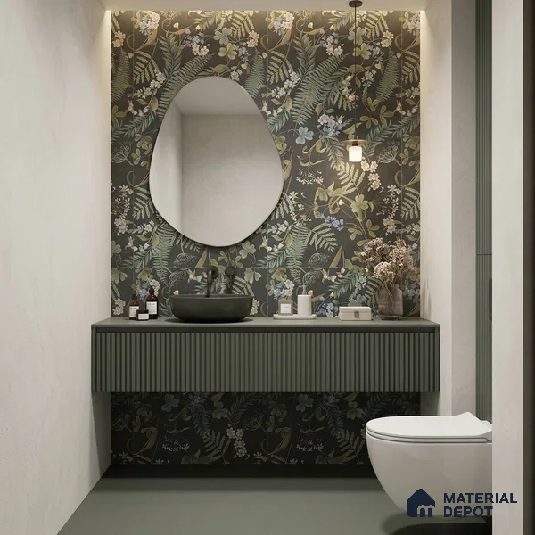 Tropical Wall Tile TL 10759 Marly Careno Sera 4 ft x 2 ft Matte Finish Vitrified Tile - 10 mm | Suitable for Bathroom, Accent/Feature Wall, Bedroom