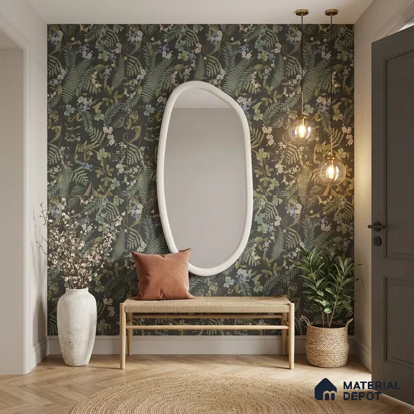 Tropical Wall Tile TL 10759 Marly Careno Sera 4 ft x 2 ft Matte Finish Vitrified Tile - 10 mm | Suitable for Bathroom, Accent/Feature Wall, Bedroom