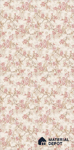 Tropical Wall Decor Tile TL 11709 | 4 ft x 2 ft Vitrified Glue Double Digital Tile - 9 mm | Suitable for Bathroom, Accent/Feature Wall, Bedroom