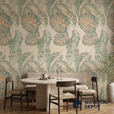 Tropical Wall & Floor Tile TL 11864 | 4 ft x 2 ft Vitrified Double Digital Matte Tile - 9 mm | Suitable for Bathroom, Accent/Feature Wall, Foyer