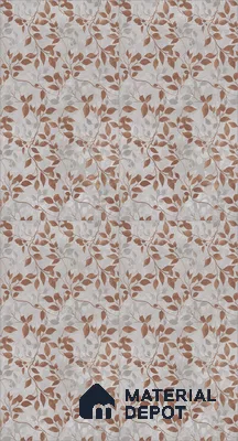 Tropical Wall Tropical Tile TL 11821 C | 4 ft x 2 ft Vitrified Carving Matte Tile - 9 mm | Suitable for Bathroom, Accent/Feature Wall, Dining Area