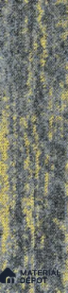 02-Yellow 1000x250 mm PVC Back Carpet Tile - 5 mm