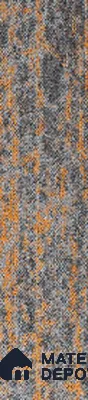 03-Orange 1000x250 mm PVC Back Carpet Tile - 5 mm