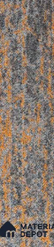 03-Orange 1000x250 mm PVC Back Carpet Tile - 5 mm