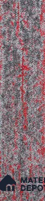 04-Red 1000x250 mm PVC Back Carpet Tile - 5 mm