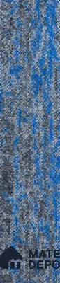 06-Blue 1000x250 mm PVC Back Carpet Tile - 5 mm