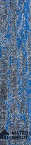 06-Blue 1000x250 mm PVC Back Carpet Tile - 5 mm