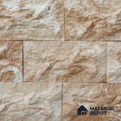 Europian Castle WL 00413 B Concrete Panel 1.29 ft x 7.5 in - 55 mm