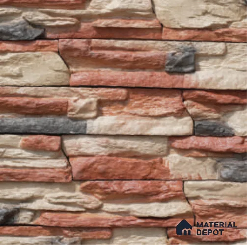 Calgary Ledge Series WL 00410 Concrete Panel 1.5 ft x 4 in - 50 mm
