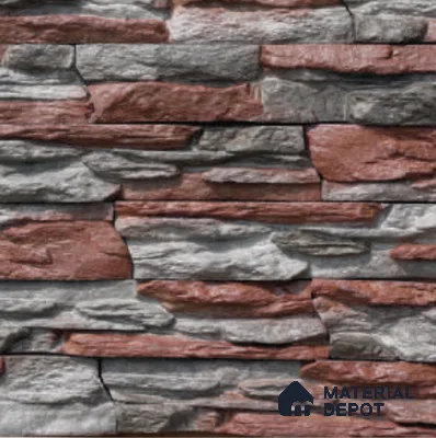Calgary Ledge Series WL 00410 B Concrete Panel 1.5 ft x 4 in - 50 mm