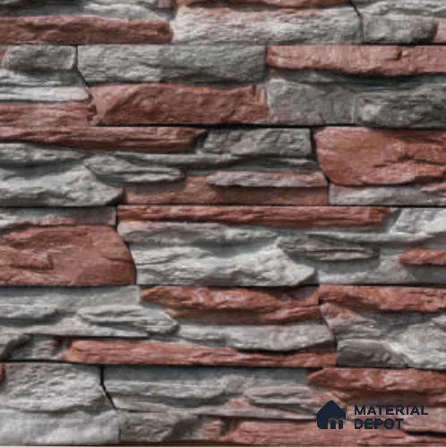 Calgary Ledge Series WL 00410 B Concrete Panel 1.5 ft x 4 in - 50 mm
