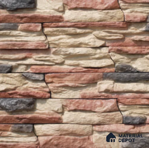 Calgary Ledge Series WL 00410 D Concrete Panel 1.5 ft x 4 in - 50 mm