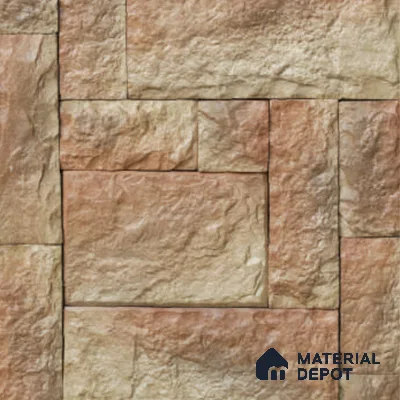 Castle Set Pattern WL 00422 B Concrete Panel 1.54 ft x 1.54 ft - 35 mm