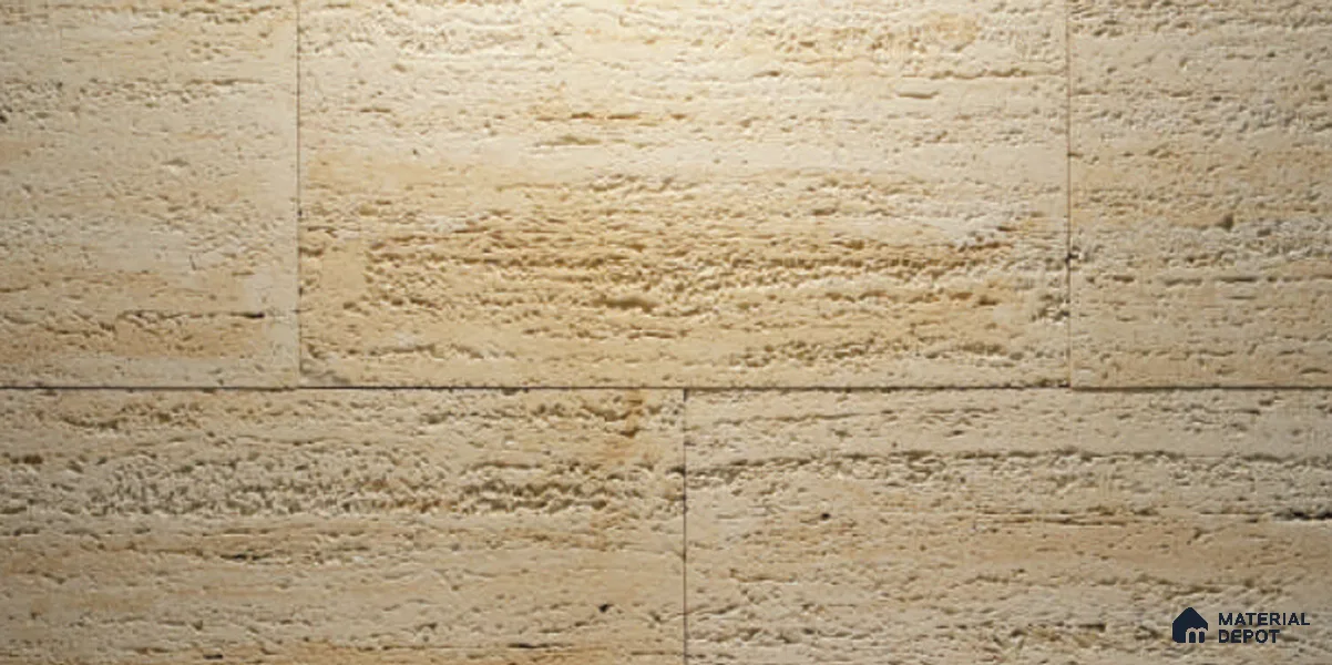 Travertino WL 00412 B Concrete Panel 1.58 ft x 4 in - 18 mm