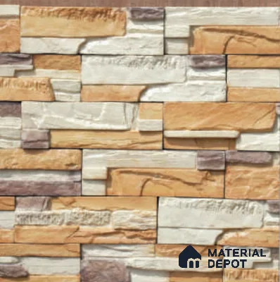 Vintage Natural Series WL 00409 C Concrete Panel 1.63 ft x 4 in - 32 mm