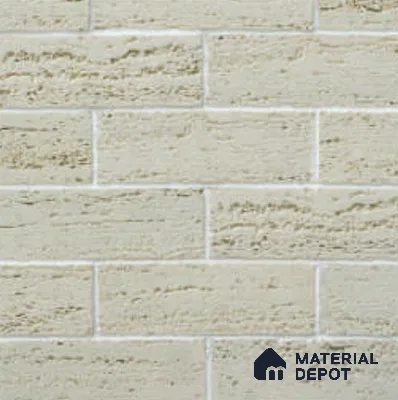 Travertine Brick WL 00414 B Concrete Panel 1 ft x 4 in - 18 mm