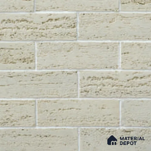Travertine Brick WL 00414 B Concrete Panel 1 ft x 4 in - 18 mm
