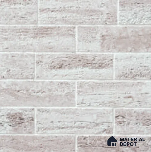 Travertine Brick WL 00414 D Concrete Panel 1 ft x 4 in - 18 mm