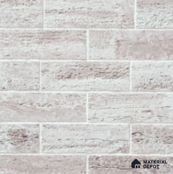 Travertine Brick WL 00414 D Concrete Panel 1 ft x 4 in - 18 mm