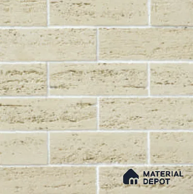 Travertine Brick WL 00414 Concrete Panel 1 ft x 4 in - 18 mm