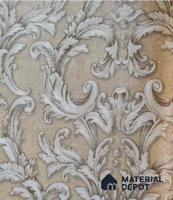 10051-3 | 17 ft x 3.7 ft (44.4 Inches) Patterned Look Wallpaper - 62.9 Sq. Ft. | Minimum 15% wastage during installation