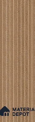 Brown Stone Louver PN 05672 8 ft x 5 inch Charcoal Panel - 10 mm | Suitable for Feature Wall, TV Unit & Living Room | Width is Subjected to 5% Variation