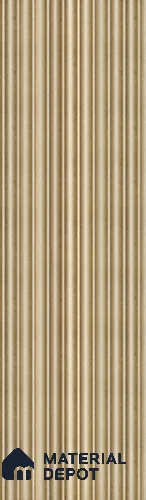 Gold Plain Colour Louver PN 05673 8 ft x 5 inch Charcoal Panel - 10 mm | Suitable for Feature Wall, TV Unit & Living Room | Width is Subjected to 5% Variation