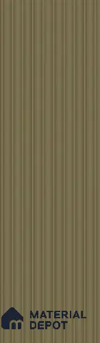 Brown Plain Colour Louver PN 05676 8 ft x 5 inch Charcoal Panel - 10 mm | Suitable for Feature Wall, TV Unit & Living Room | Width is Subjected to 5% Variation