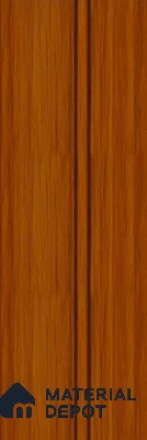 Brown Wooden Louver PN 05616 8 ft x 5 inch Charcoal Panel - 12 mm | Suitable for Feature Wall, TV Unit & Living Room | Width is Subjected to 5% Variation