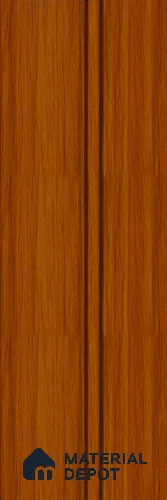 Brown Wooden Louver PN 05616 8 ft x 5 inch Charcoal Panel - 12 mm | Suitable for Feature Wall, TV Unit & Living Room | Width is Subjected to 5% Variation