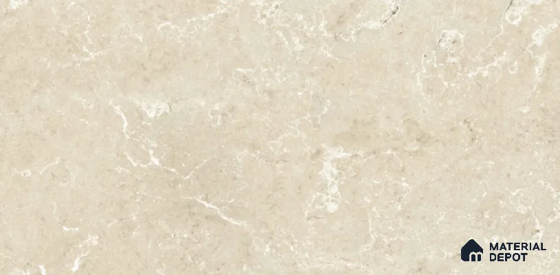 Marble Floor Tile TL 10094 B Modulo Beige 16 x 8 inch Matte Finish Vitrified Anti Skid Tile - 12 mm | Suitable For Balcony, Patio, Outdoor
