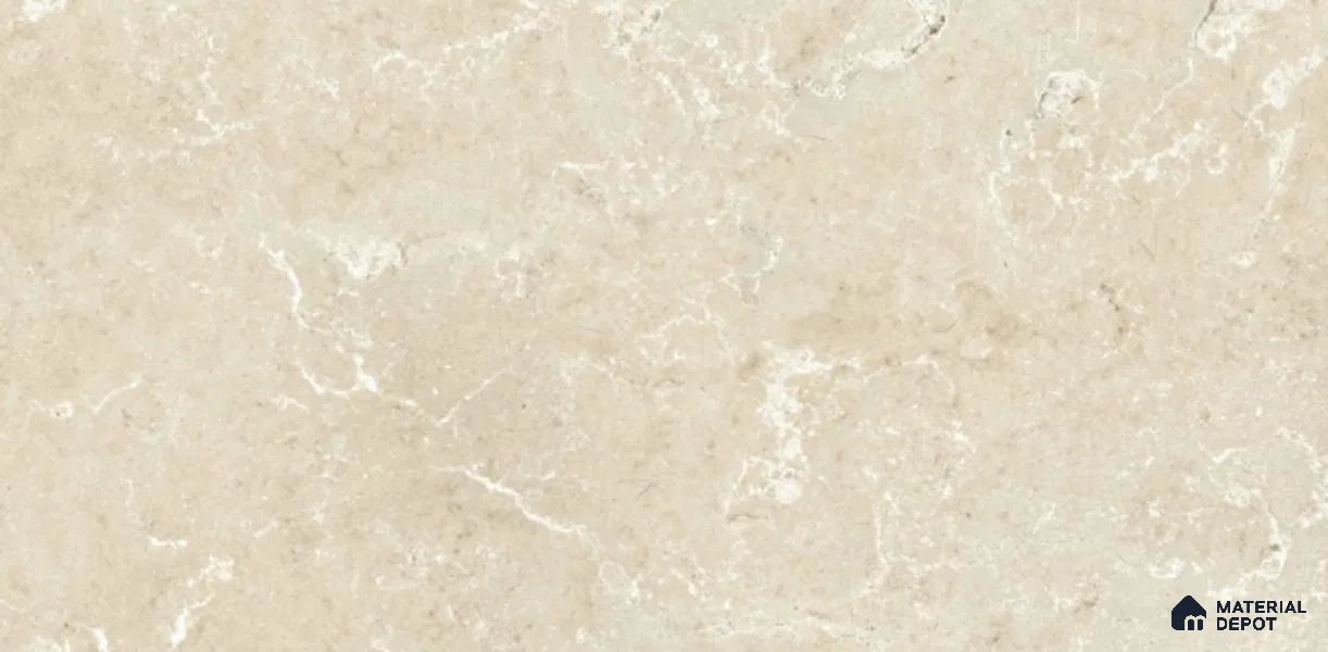 Marble Floor Tile TL 10094 B Modulo Beige 16 x 8 inch Matte Finish Vitrified Anti Skid Tile - 12 mm | Suitable For Balcony, Patio, Outdoor