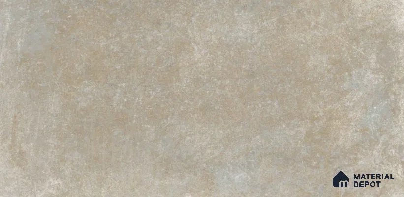 Stone Floor Tile TL 10100 B Siena Beige 16 x 8 inch Matte Finish Vitrified Anti Skid Tile - 12 mm | Suitable For Balcony, Patio, Outdoor