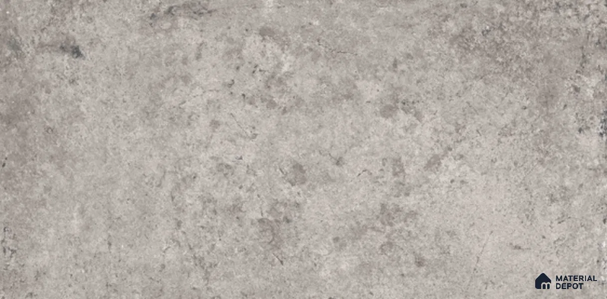 Stone Floor Tile TL 10098 B Rust Grey 16 x 8 inch Matte Finish Vitrified Anti Skid Tile - 12 mm | Suitable For Balcony, Patio, Outdoor