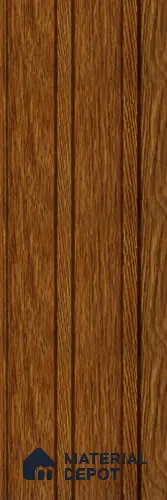 Brown Wooden Louver PN 05589 8 ft x 5 inch Charcoal Panel - 12 mm | Suitable for Feature Wall, TV Unit & Living Room | Width is Subjected to 5% Variation