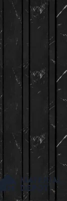Black Marble Louver PN 05591 8 ft x 5 inch Charcoal Panel - 12 mm | Suitable for Feature Wall, TV Unit & Living Room | Width is Subjected to 5% Variation
