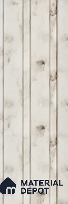 White Marble Louver PN 05592 8 ft x 5 inch Charcoal Panel - 12 mm | Suitable for Feature Wall, TV Unit & Living Room | Width is Subjected to 5% Variation