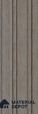 Beige Wooden Louver PN 05593 8 ft x 5 inch Charcoal Panel - 12 mm | Suitable for Feature Wall, TV Unit & Living Room | Width is Subjected to 5% Variation