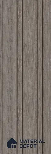 Beige Wooden Louver PN 05593 8 ft x 5 inch Charcoal Panel - 12 mm | Suitable for Feature Wall, TV Unit & Living Room | Width is Subjected to 5% Variation