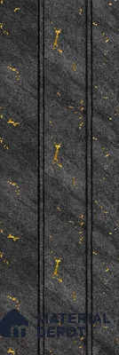 Grey Patterned Louver PN 05606 8 ft x 5 inch Charcoal Panel - 12 mm | Suitable for Feature Wall, TV Unit & Living Room | Width is Subjected to 5% Variation