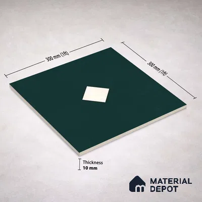 Moroccan Wall & Floor Decor Tile TL 11662 B Emerald Diamond 1 ft x 1 ft Ceramic Matte Finish Tile - 10 mm | Suitable For Kitchen, Bathroom, Balcony