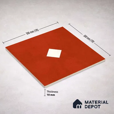 Moroccan Wall & Floor Decor Tile TL 11662 D Terra Diamond 1 ft x 1 ft Ceramic Matte Finish Tile - 10 mm | Suitable For Kitchen, Bathroom, Balcony