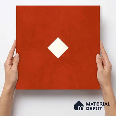 Moroccan Wall & Floor Decor Tile TL 11662 D Terra Diamond 1 ft x 1 ft Ceramic Matte Finish Tile - 10 mm | Suitable For Kitchen, Bathroom, Balcony