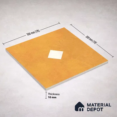 Moroccan Wall & Floor Decor Tile TL 11662 E Amber Diamond 1 ft x 1 ft Ceramic Matte Finish Tile - 10 mm | Suitable For Kitchen, Bathroom, Balcony