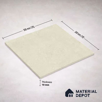 Moroccan Wall & Floor Light Tile TL 11680 Sandstone Mist 1 ft x 1 ft Ceramic Matte Finish Tile - 10 mm | Suitable For Kitchen, Bathroom, Balcony