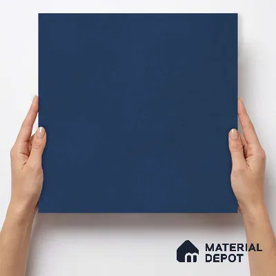 Plain Wall & Floor Base Tile TL 11130 Indigo Coast 1 ft x 1 ft Ceramic Matte Finish Tile - 10 mm | Suitable For Bathroom, Balcony & Kitchen Backsplash