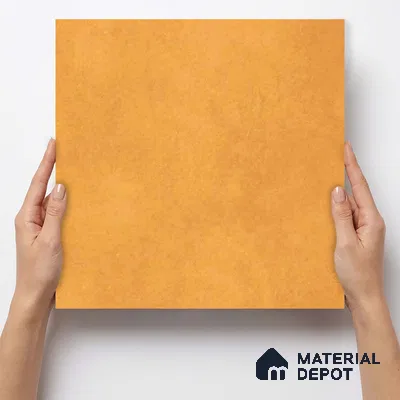Plain Wall & Floor Base Tile TL 11180 Amber Clay 1 ft x 1 ft Ceramic Matte Finish Tile - 10 mm | Suitable For Bathroom, Balcony & Kitchen Backsplash (Sample)