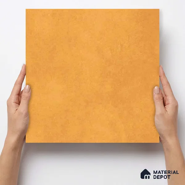 Plain Wall & Floor Base Tile TL 11180 Amber Clay 1 ft x 1 ft Ceramic Matte Finish Tile - 10 mm | Suitable For Bathroom, Balcony & Kitchen Backsplash (Sample)