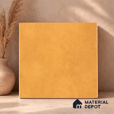 Plain Wall & Floor Base Tile TL 11180 Amber Clay 1 ft x 1 ft Ceramic Matte Finish Tile - 10 mm | Suitable For Bathroom, Balcony & Kitchen Backsplash (Sample)