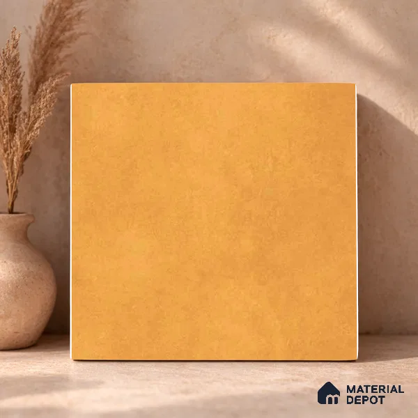 Plain Wall & Floor Base Tile TL 11180 Amber Clay 1 ft x 1 ft Ceramic Matte Finish Tile - 10 mm | Suitable For Bathroom, Balcony & Kitchen Backsplash (Sample)